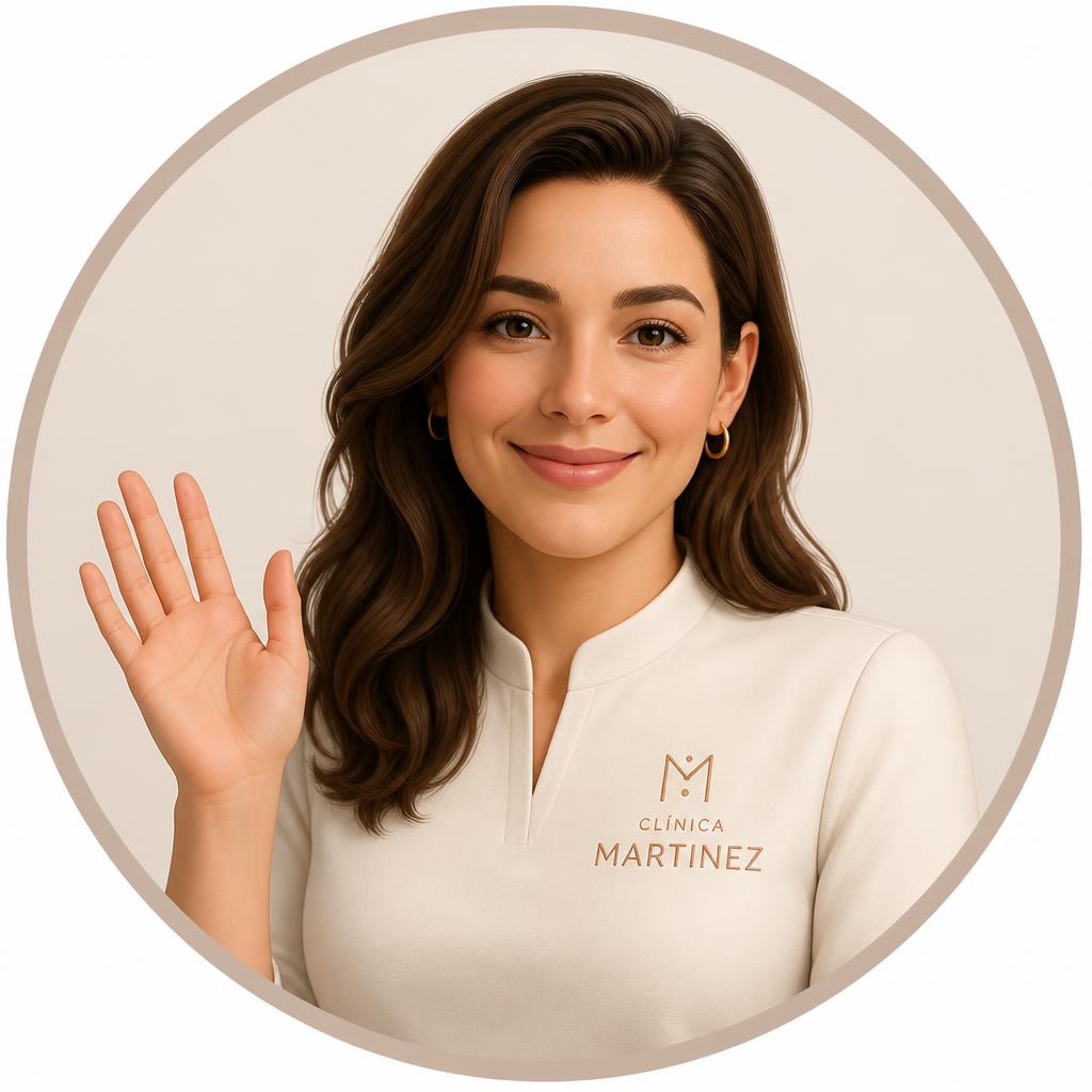 Sofia, assistente virtual da Clínica Martinez